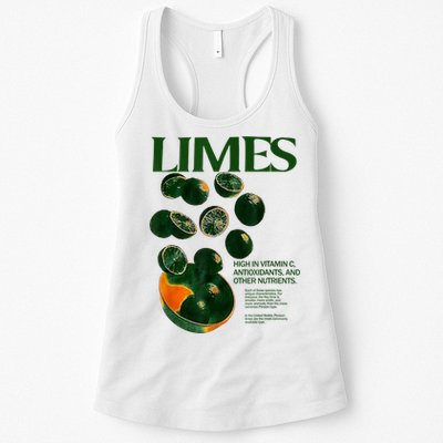 Limes Funny High In Vitamin C Antioxidants Other Nutrients Womens Tank Top
