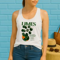 Limes Funny High In Vitamin C Antioxidants Other Nutrients Womens Tank Top