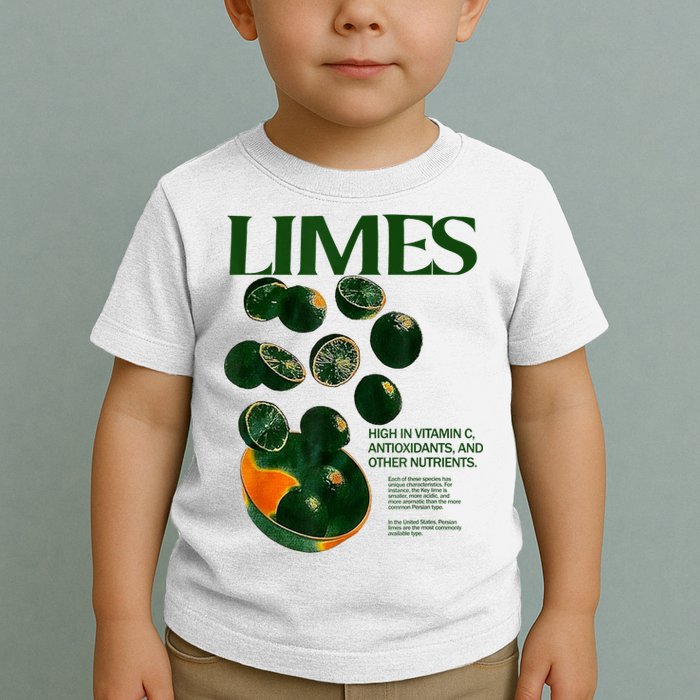 Limes Funny High In Vitamin C Antioxidants Other Nutrients Toddler T-Shirt