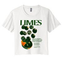 Limes Funny High In Vitamin C Antioxidants Other Nutrients Crop Top