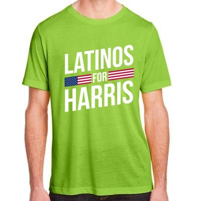 Latinos For Harris 2024 President Kamala Harris 47 Spanish Funny Gift Adult ChromaSoft Performance T-Shirt