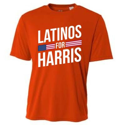 Latinos For Harris 2024 President Kamala Harris 47 Spanish Funny Gift Cooling Performance Crew T-Shirt