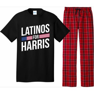 Latinos For Harris 2024 President Kamala Harris 47 Spanish Funny Gift Pajama Set