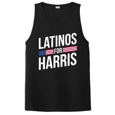 Latinos For Harris 2024 President Kamala Harris 47 Spanish Funny Gift PosiCharge Competitor Tank