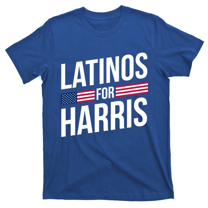 Latinos For Harris 2024 President Kamala Harris 47 Spanish Funny Gift T-Shirt