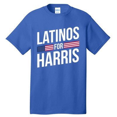 Latinos For Harris 2024 President Kamala Harris 47 Spanish Funny Gift Tall T-Shirt