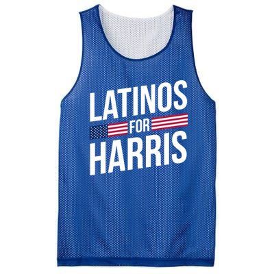 Latinos For Harris 2024 President Kamala Harris 47 Spanish Funny Gift Mesh Reversible Basketball Jersey Tank