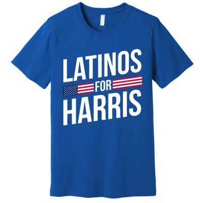 Latinos For Harris 2024 President Kamala Harris 47 Spanish Funny Gift Premium T-Shirt