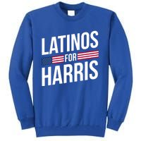 Latinos For Harris 2024 President Kamala Harris 47 Spanish Funny Gift Tall Sweatshirt