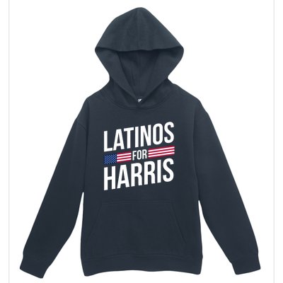 Latinos For Harris 2024 President Kamala Harris 47 Spanish Funny Gift Urban Pullover Hoodie