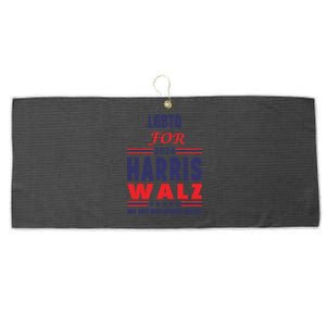 Lgbtq For Harris Walz We Are Not Going Back Gift Large Microfiber Waffle Golf Towel