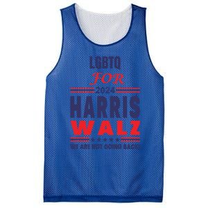 Lgbtq For Harris Walz We Are Not Going Back Gift Mesh Reversible Basketball Jersey Tank