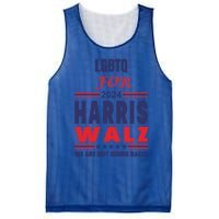 Lgbtq For Harris Walz We Are Not Going Back Gift Mesh Reversible Basketball Jersey Tank