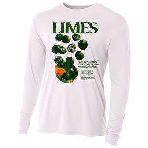 Limes Funny High In Vitamin C Antioxidants Other Nutrients Cooling Performance Long Sleeve Crew