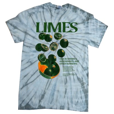 Limes Funny High In Vitamin C Antioxidants Other Nutrients Tie-Dye T-Shirt