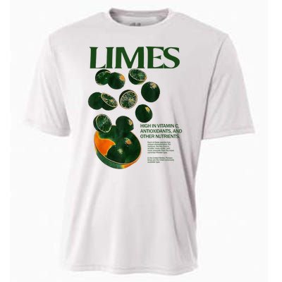 Limes Funny High In Vitamin C Antioxidants Other Nutrients Cooling Performance Crew T-Shirt