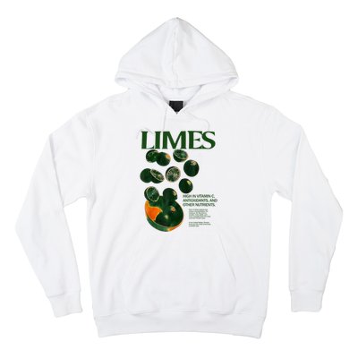 Limes Funny High In Vitamin C Antioxidants Other Nutrients Hoodie