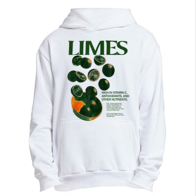 Limes Funny High In Vitamin C Antioxidants Other Nutrients Urban Pullover Hoodie