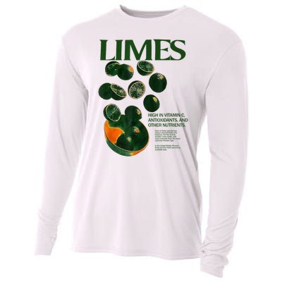 Limes Funny High In Vitamin C Antioxidants Other Nutrients Cooling Performance Long Sleeve Crew