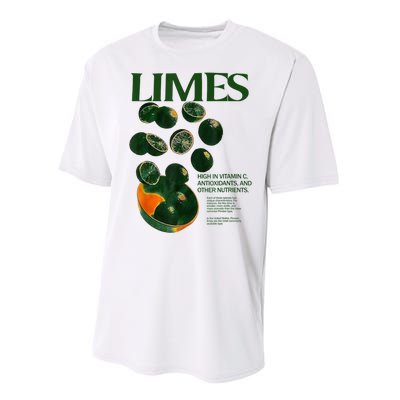 Limes Funny High In Vitamin C Antioxidants Other Nutrients Performance Sprint T-Shirt