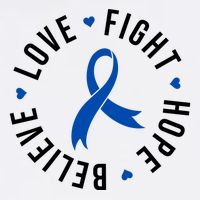 Love Fight Hope And Believe Colon Cancer Awareness Cooling Performance Crew T-Shirt