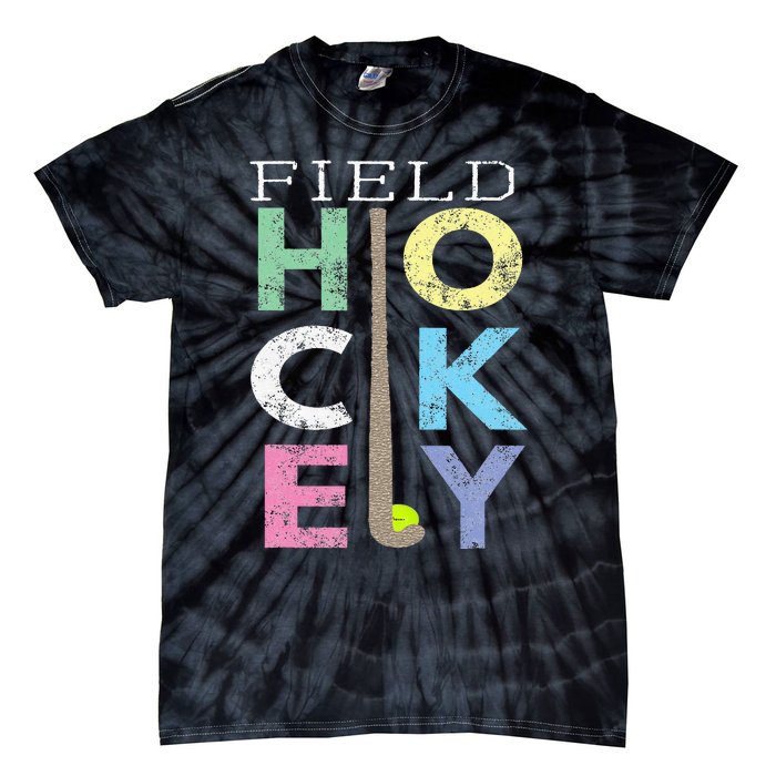 Love Field Hockey Fun Birthday Gift Product Tie-Dye T-Shirt