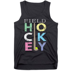 Love Field Hockey Fun Birthday Gift Product Tank Top