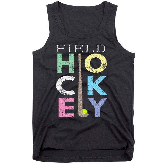 Love Field Hockey Fun Birthday Gift Product Tank Top