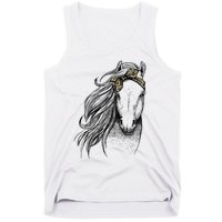 Leopard Face Horseback Riding Horse Lover Tank Top