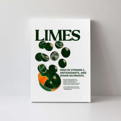 Limes Funny High In Vitamin C Antioxidants Other Nutrients Canvas