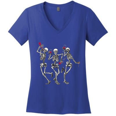 Lover Funny Halloween Scary Gift Women's V-Neck T-Shirt