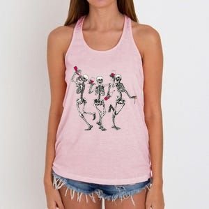 Lover Funny Halloween Scary Gift Women's Knotted Racerback Tank