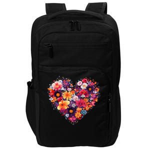 Lovely Flower Hearts Impact Tech Backpack