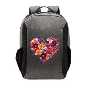 Lovely Flower Hearts Vector Backpack