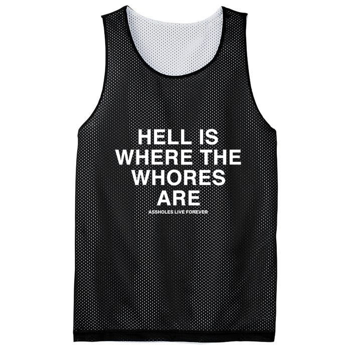 Linda Finegold Hell Is Where The Whores Are Mesh Reversible Basketball Jersey Tank