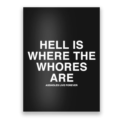 Linda Finegold Hell Is Where The Whores Are Poster