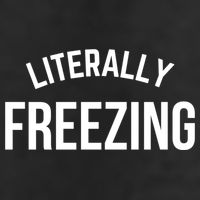 Literally Freezing I Am Literally Freezing Cold Gift Adult Drive Performance Visor