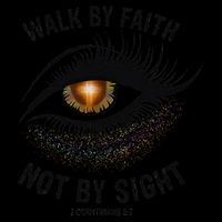 LGBTQ Faith Jesus Walk By Faith Not By Sight Angel Eye 16 in Basic Backpack