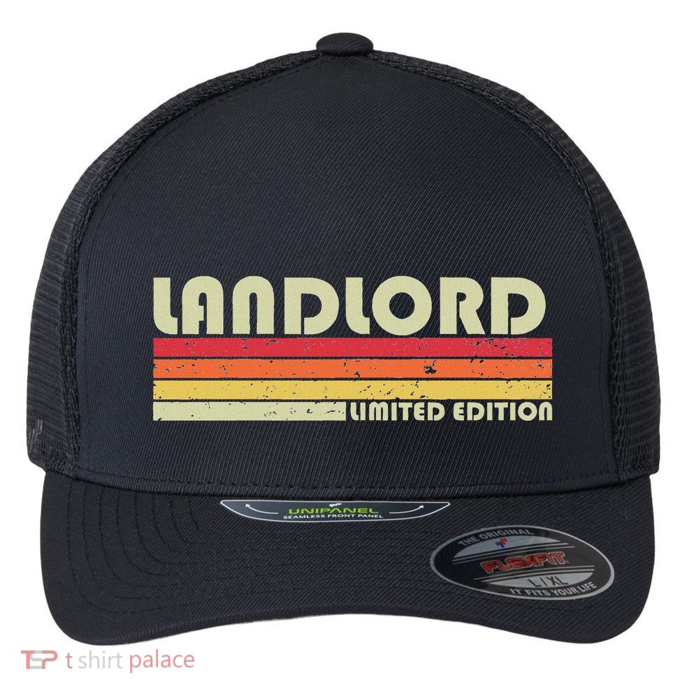 Landlord Funny Job Title Profession Birthday Worker Idea Flexfit Unipanel Trucker Cap