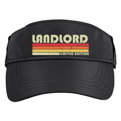 Landlord Funny Job Title Profession Birthday Worker Idea Adult Drive Performance Visor