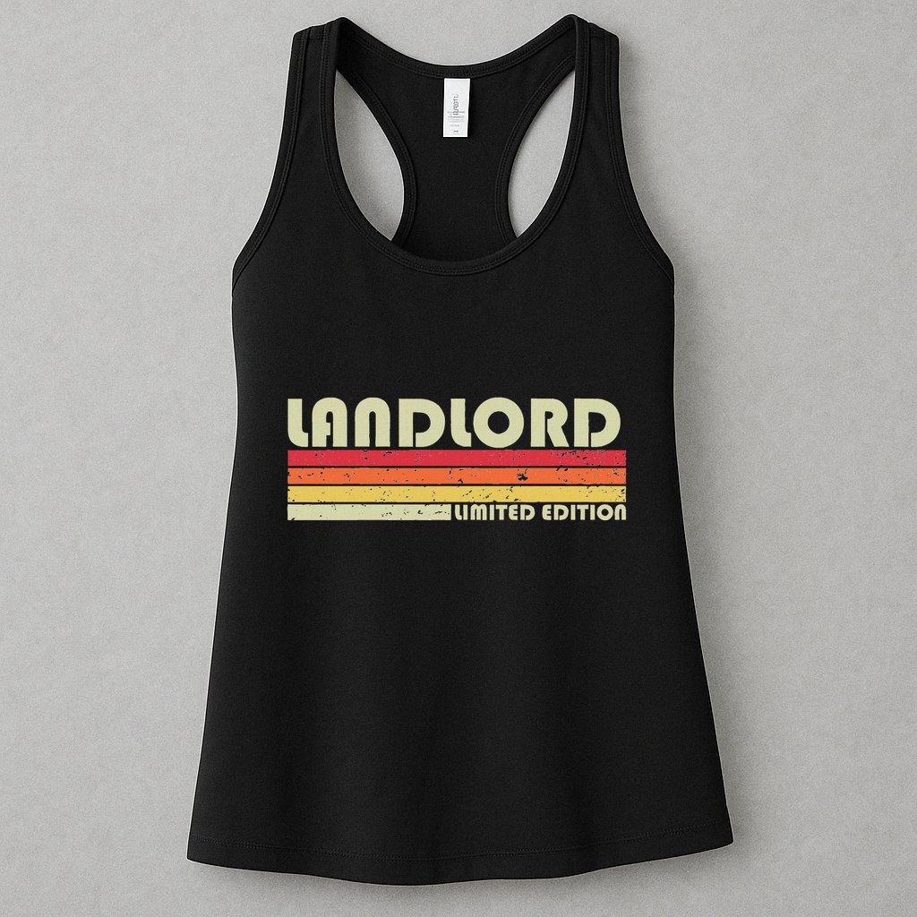 Landlord Funny Job Title Profession Birthday Worker Idea Womens Tank Top