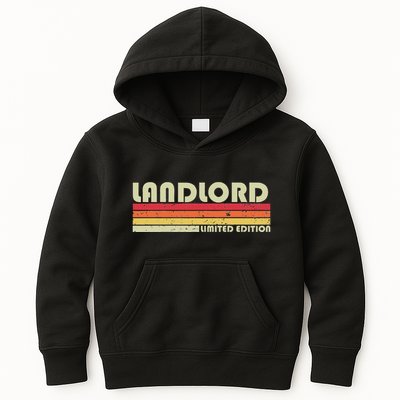 Landlord Funny Job Title Profession Birthday Worker Idea Kids Hoodie