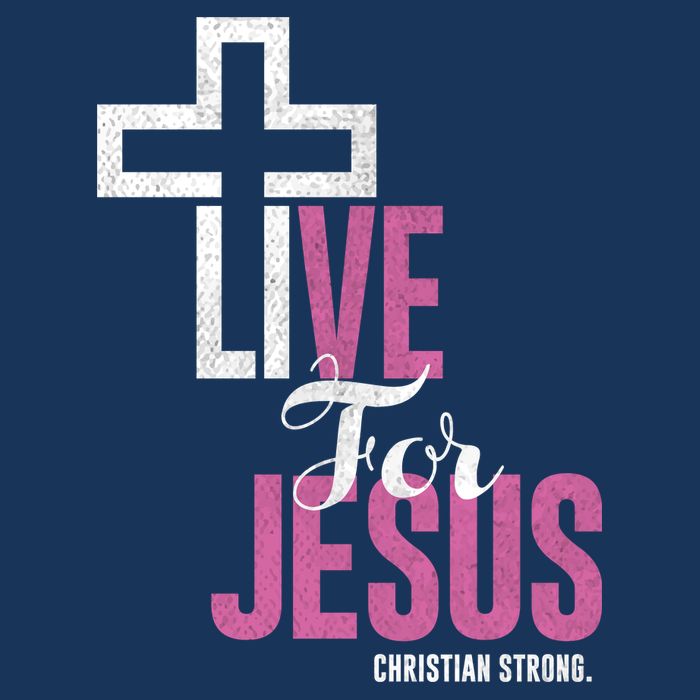 Live For Jesus Christian Bible Religious Toddler T-Shirt