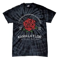 Latinos For Kamala Harris 2024 Vote Kama La Flor Le Temenos Tie-Dye T-Shirt