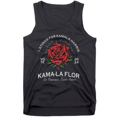 Latinos For Kamala Harris 2024 Vote Kama La Flor Le Temenos Tank Top