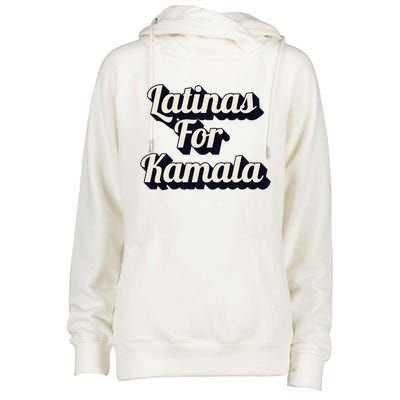 Latinas For Kamala Womens Funnel Neck Pullover Hood