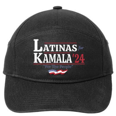 Latinas For Kamala 24 For The People 7-Panel Snapback Hat