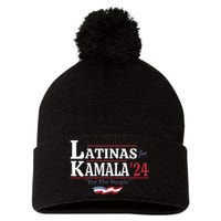 Latinas For Kamala 24 For The People Pom Pom 12in Knit Beanie