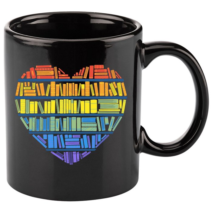 LOVE FOR KNOWLEDGE 11oz C Handle Ceramic Mug