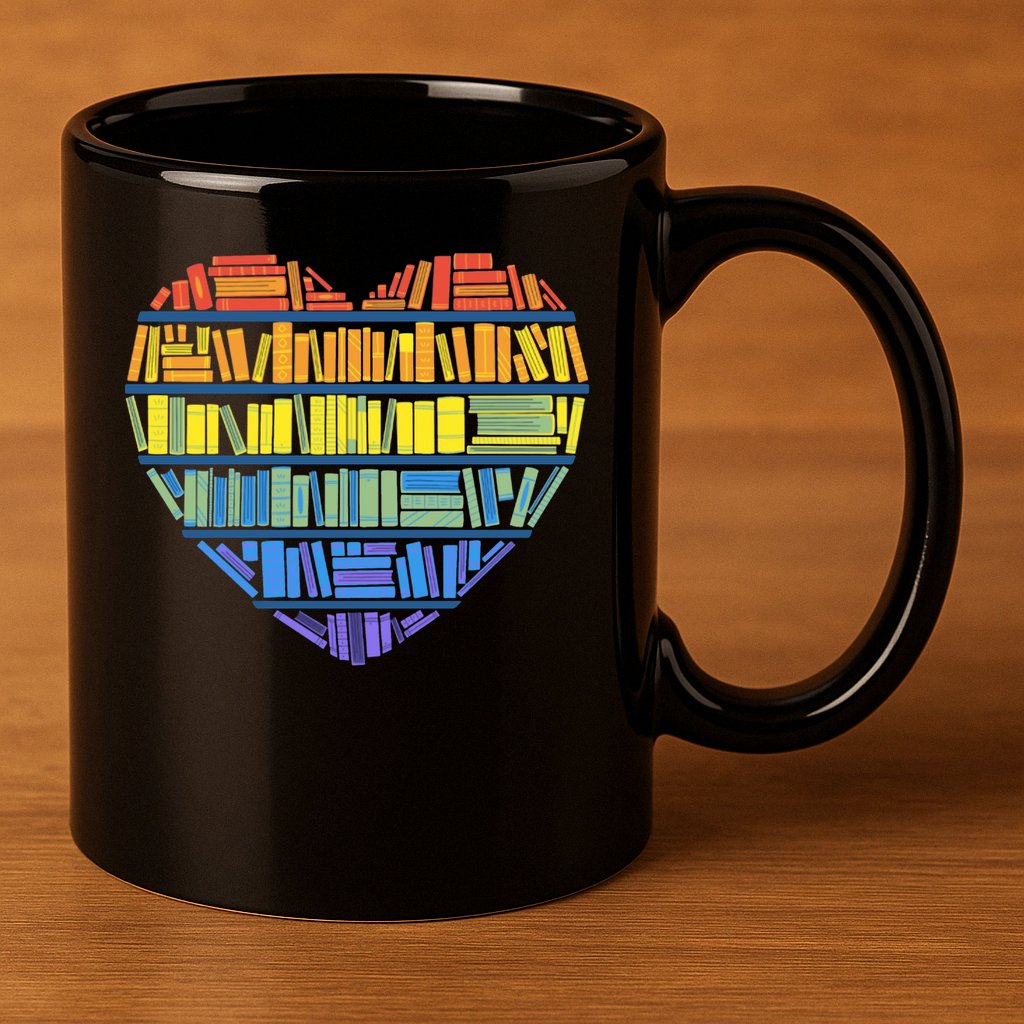 LOVE FOR KNOWLEDGE 11oz C Handle Ceramic Mug